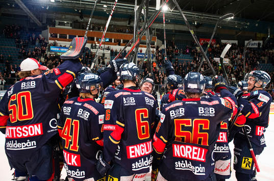 Djurgårdens spelare jublar