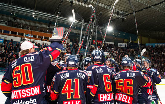 Djurgårdens spelare jublar