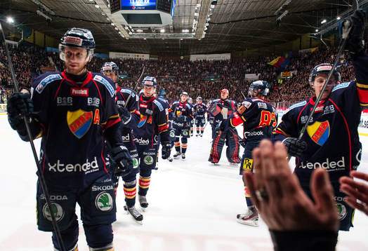 Djurgårdens spelare jublar