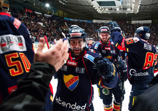 Djurgårdens spelare jublar