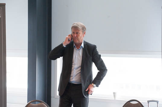 s tränare Åge Hareide vid fotbollens allsvenska