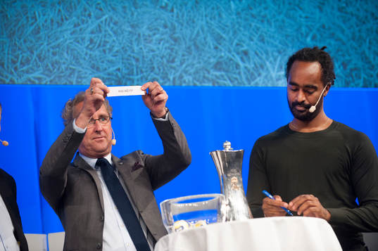 Förbundskapten Erik Hamrén drog vinstlotten till Malmö