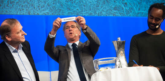 Förbundskapten Erik Hamrén drog vinstlotten till Malmö