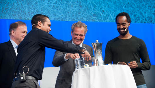 Förbundskapten Erik Hamrén drog lotterna och Daniel