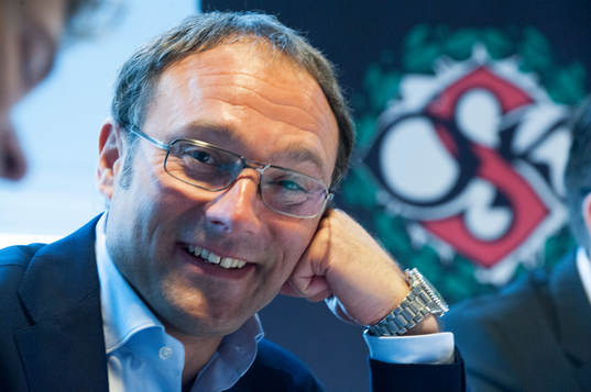 Örebros tränare Per-Ola Ljung vid fotbollens allsvenska