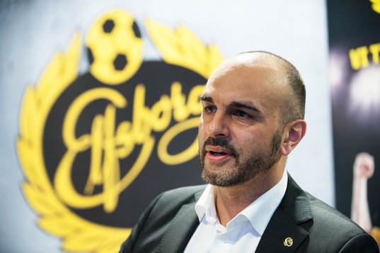 Elfsborgs tränare Janne Miam  vid fotbollens allsvenska