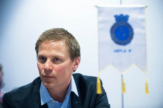 Gefles tränare Roger Sandberg vid fotbollens allsvenska