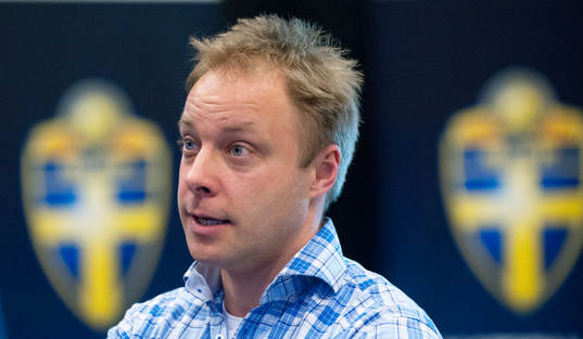 Anders Andersson, TV4,  vid fotbollens allsvenska