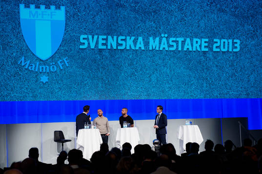 Magnus Eriksson och Guillermo Molins på scenen