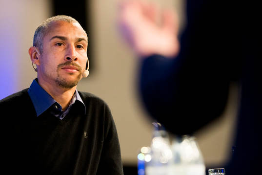 Falkenbergs tränare Henrik Larsson