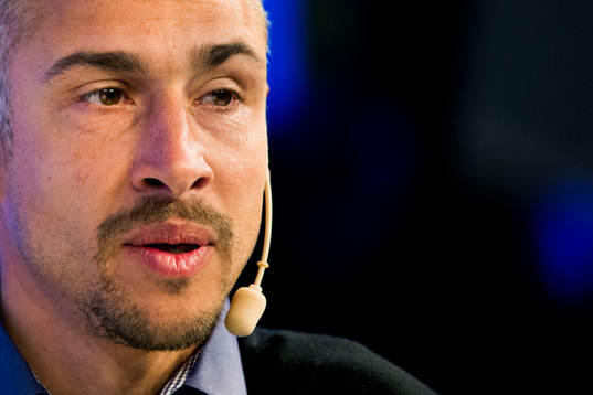 Falkenbergs tränare Henrik Larsson