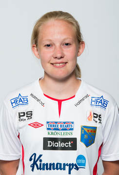 Damfotbollsspelaren Frida Ottosson, Halmia