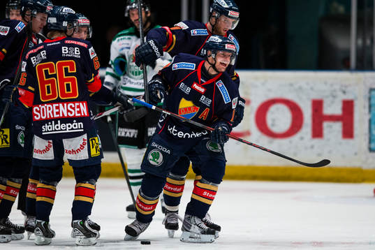 Djurgårdens Joakim Eriksson jublar