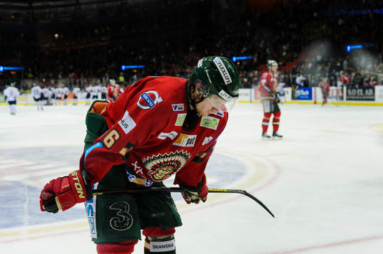Frölundas Anton Axelsson  deppar
