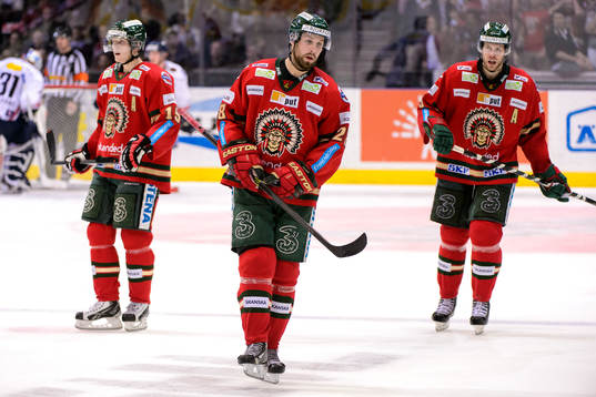 Frölundas John Klingberg, Dick Axelsson och Christian