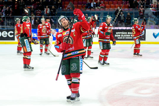 Frölundas Joel Lundqvist tackar publiken