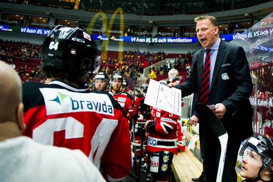 Malmö Redhawks tränare Mats Lusth