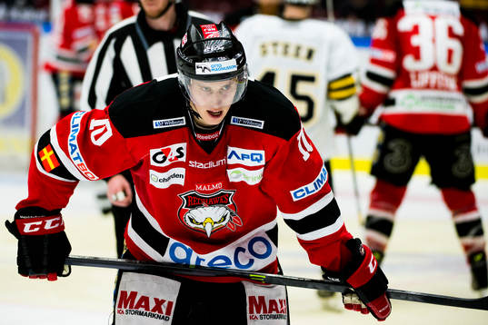 Malmö Redhawks Robin Alvarez deppar