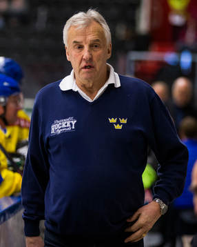 Tre Kronor Legends tränare Curt Lundmark