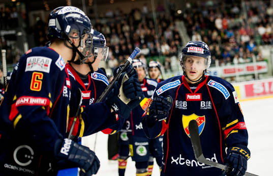 Djurgårdens Djurgårdens Marcus Sörensen jublar