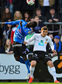 Halmstads King Osei Gyan och Örebros Shpetim Hasani