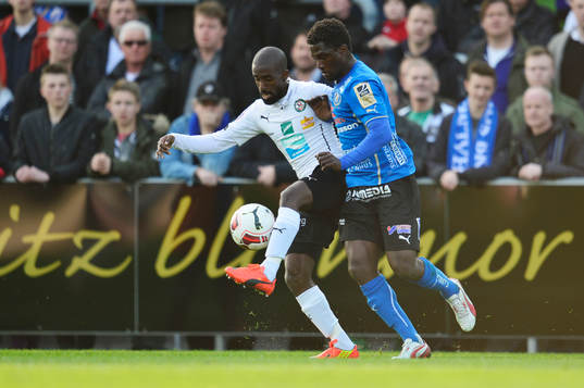 Halmstads King Osei Gyan och Örebros Mohammed Saeid