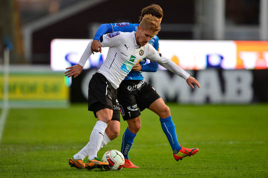 Halmstads Kristinn Steindorsson och Örebros Daniel