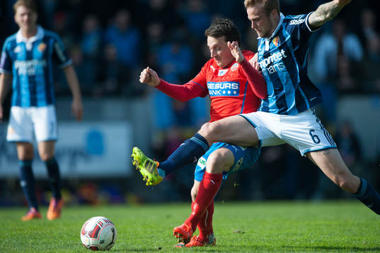 Helsingborgs Ardian Gashi och Djurgårdens Alexander