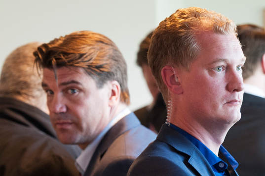 Djurgårdens säkerhetsansvarige Mats Jansson och sportchef