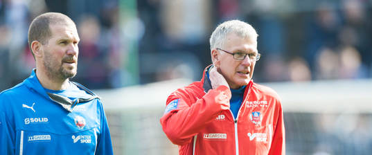 Helsingborgs Harald Roos i matchen i allsvenskan i fotboll