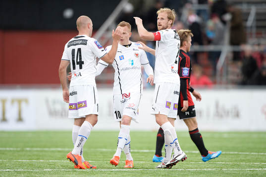 Kalmars Stefan Larsson, Tobias Eriksson och Melker Hallberg