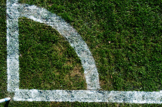 Gräset på Swedbank Stadion innan