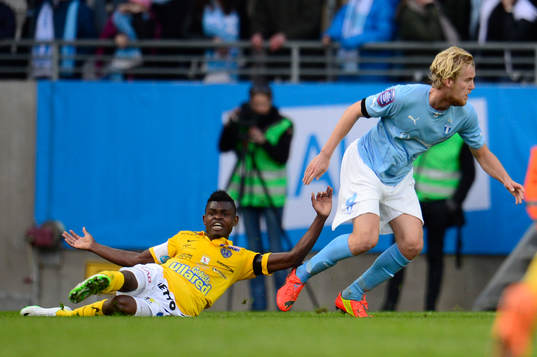 Malmös Filip Helander och Falkenbergs Godsway Donyoh
