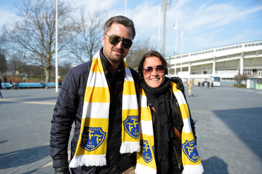 Två Falkenbergs supporters