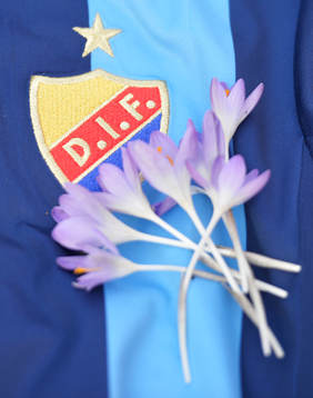 Djurgårdens och Helsingborgs supportrar har lagt tröjor