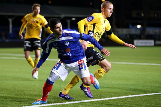 Åtvidabergs Imad Zatara och Elfsborgs Sebastian Holmén