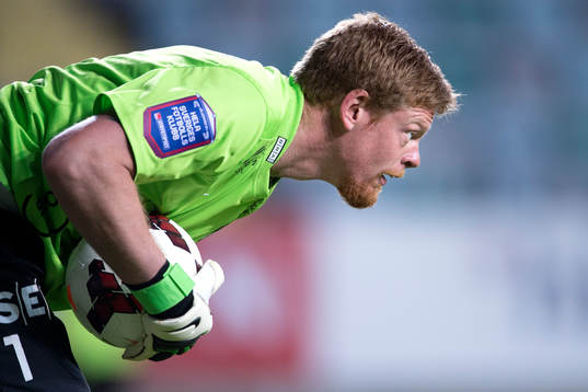 Häckens målvakt Christoffer Källqvist