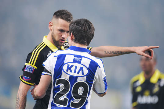 s Alexander Milosevic skääer på IFK Göteborgs Lasse