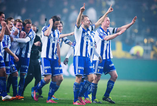 IFK Göteborgs Adam Johansson jublar