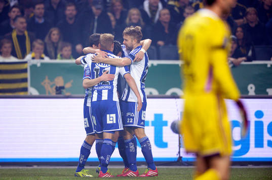 IFK Göteborgs Lasse Vibe jublar