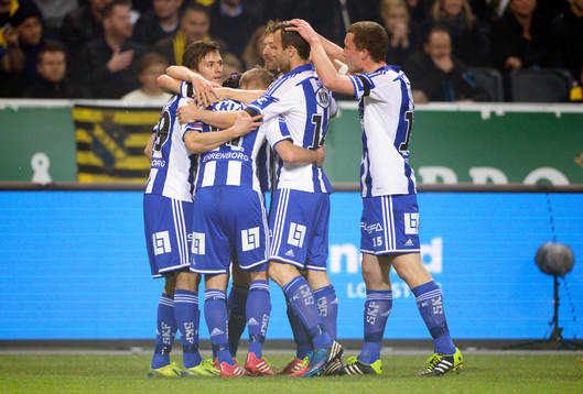 IFK Göteborgs Lasse Vibe jublar