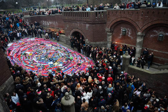 Manifestation på Stortorget i Helsingborg mot