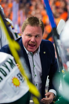 Färjestads tränare Leif Carlsson