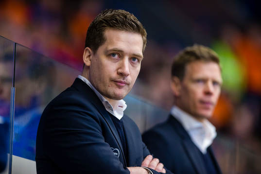 Växjös tränare Sam Hallam