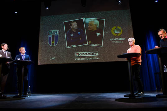 Niclas Jarelind och Anders Andersson intervjuar Hammarbys