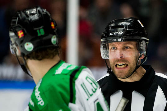 Domare Marcus Linde skäller ut Rögles Christopher