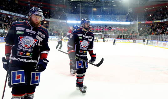 Linköpings Jonas Junland och Daniel Rahimi deppar