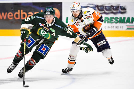 Färjestads Patrik Lundh och Växjös Colby Armstrong
