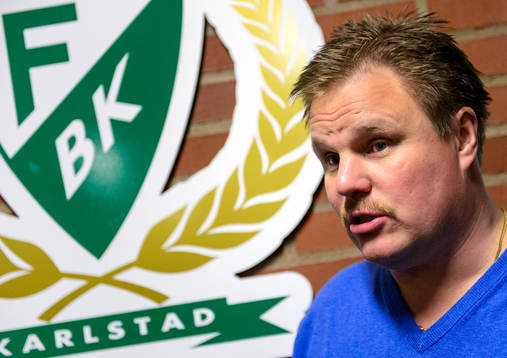 Färjestads tränare Leif Carlsson