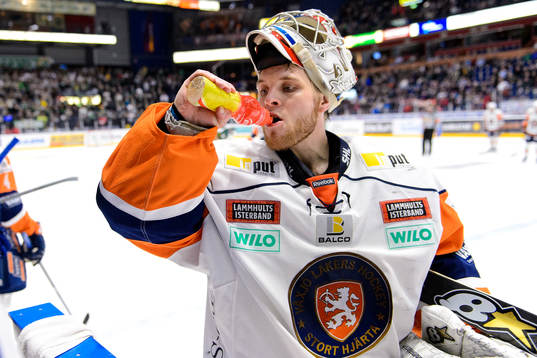 Växjös målvakt Teemu Lassila